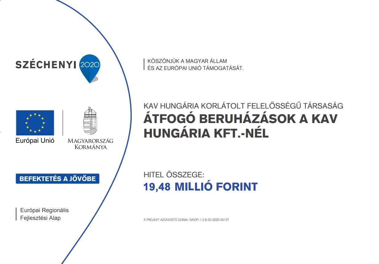 Átfogó beruházások a KAV Hungária Kft.-nél