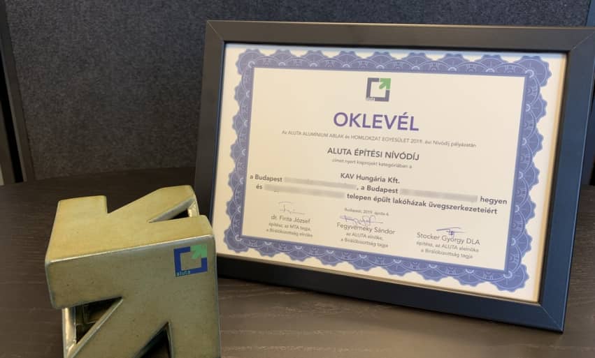 Három KAV-épület is ALUTA Nívódíjat kapott - 1