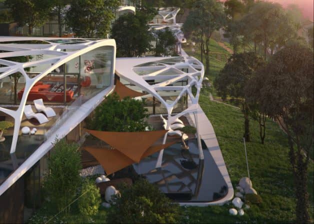 KAV nyílászárók a Költő Kertben