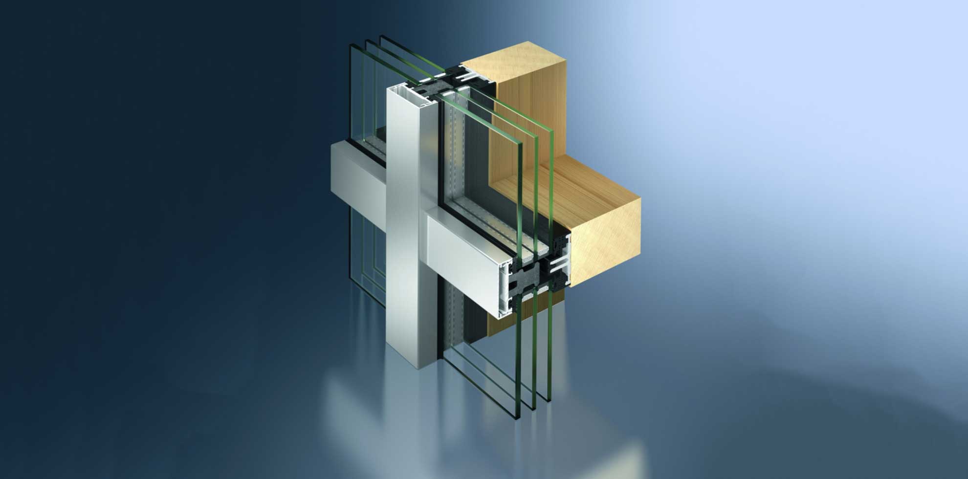 Rátétrendszerű függönyfalak