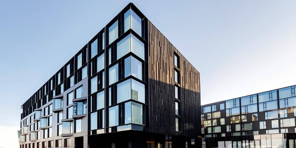 KAV doors and windows in the Marriott Hotel in Iceland