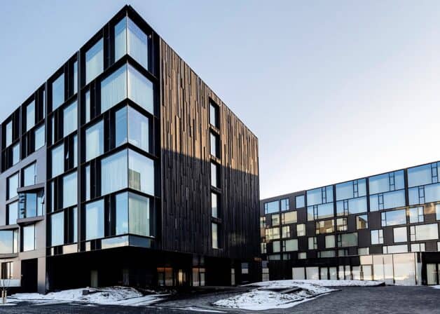 KAV doors and windows in the Marriott Hotel in Iceland