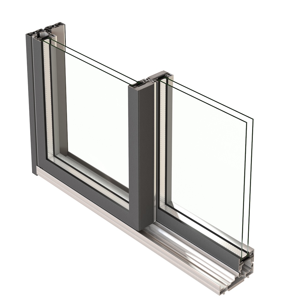 Jansen Arte tolóajtó rendszer – hőhídmentes acél nyílászáró